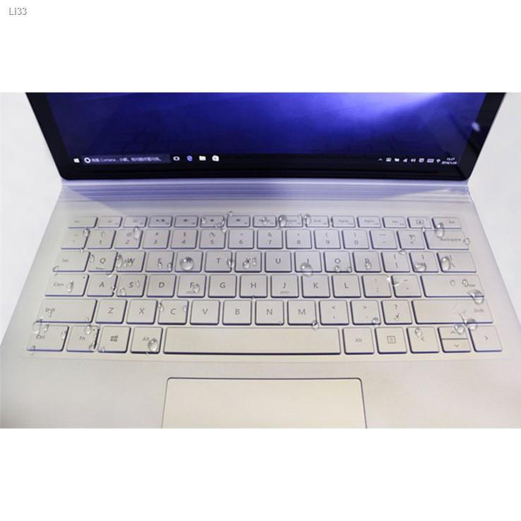 ㍿Microsoft Surface Book 2 13.5 15 inch Surface Laptop 1 2 Laptop Keyboard Cover TPU Skin Clear Film Protector Cover