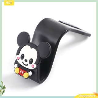 (shopeestore) ตะขอแขวนเบาะรถยนต์ น้ําหนักเบา ติดตั้งง่าย ลายการ์ตูน สําหรับตกแต่งรถยนต์