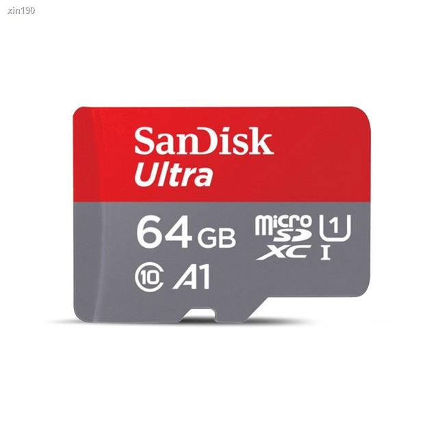 ●⊙Original SanDisk Micro SD Memory Card High Speed Class 10 TF Card 32G/64G/128GB Drone SD Card Camera TF Card 120 MB/S