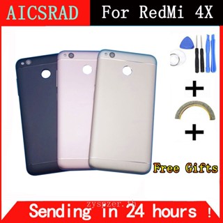 Aicsrad เคสแบตเตอรี่ แบบเปลี่ยน สําหรับ xiaomi redmi 4x 5.0 นิ้ว