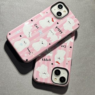 เคสโทรศัพท์มือถือ ลายแมวน่ารัก สีชมพู สําหรับ Apple iPhone 14 13 12 11 X XR XSMAX 6 7 8 i14 i13 i12 I11