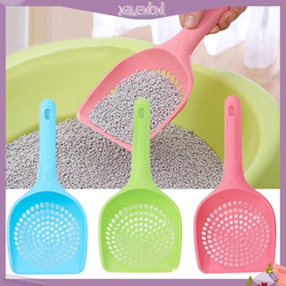 (xavexbxl) Plastic Cat Litter Scoop Pet Care Sand Waste Scooper Shovel Hollow Cleaning Tool