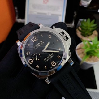 นาฬิกาข้อมือ สุดหรู สปอร์ต เท่ Pam automatic 44 mm rubber