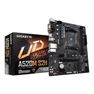 อุปกรณ์คอมพิวเตอร์  MAINBOARD (เมนบอร์ด) GIGABYTE A520M S2H (REV. 1.2) (SOCKET AM4) (MICRO-ATX)