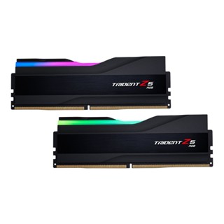 48GB (24GBx2 DDR5 5600MHz RAM (หน่วยความจำ G.SKILL TRIDENT Z5 RGB (INTEL XMP (MATTE BLACK (F5-5600J4040D24GX2-TZ5RK +++