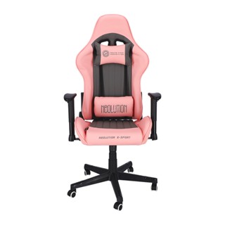 GAMING CHAIR (เก้าอี้เกมมิ่ง) NEOLUTION E-SPORT PASTEL COLOR PINK GREY (สินค้าต้องประกอบก่อนใช้งาน)^