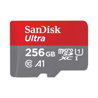 อุปกรณ์จัดเก็บข้อมูล :: 256 GB MICRO SD CARD (ไมโครเอสดีการ์ด) SANDISK ULTRA MICROSDXC UHS-I CARD (SDSQUAC-256G-GN6MN)