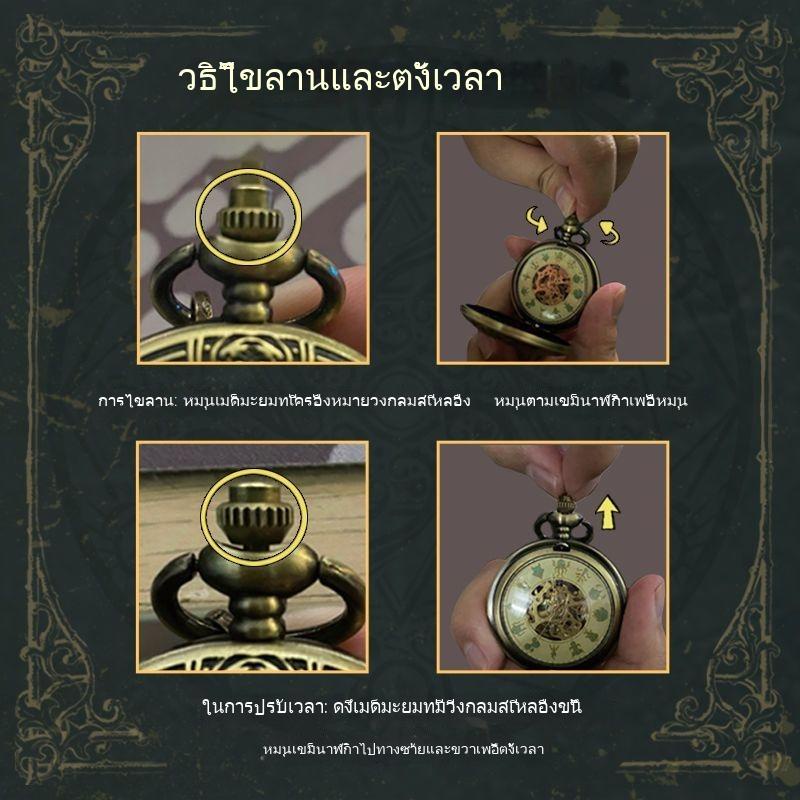 นาฬิกาพ็อกเก็ต เลขโรมัน สไตล์วินเทจ สไตล์วินเทจ สำหรับผู้ชายและผู้หญิง