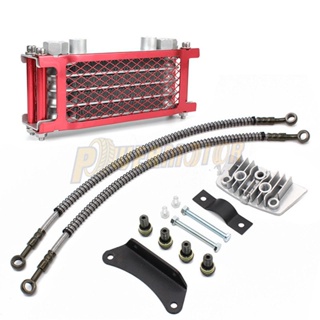 Oil Cooler Motorcycle Oil Radiator Kit Engine Cooling for 50 125 140cc Motocross Universal Dirt Pit Bike ATV Enduro Acce