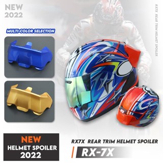 🔥Motorcycle Rear Trim Helmet Spoiler For RX7X RX-7X RR5 VZ-Ram RX7V RX7 GP Helmet RX7X RR5 Spoiler Accessories