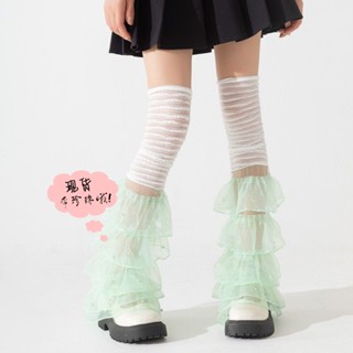 [Lolita Must-have] ถุงเท้ายาวถึงเข่า ปักลายลูกไม้ สไตล์เอเชีย y2k สําหรับผู้หญิง