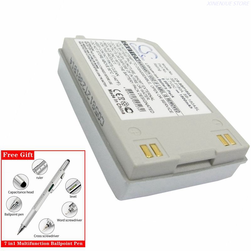 แบตเตอรี่กล้อง SB-P180A สำหรับ Samsung VP-SC-X220L,X300,X300L,X210WL,MM12S,MM12,MM11,MM10,X210L,,,MM