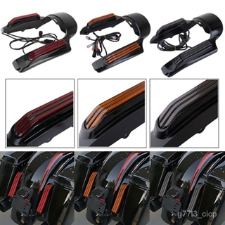 Motorcycle LED Rear Fender Extension Fascia for Harley Touring Electra Street Glide Road King 2014-2020 FLHTK FLHR Acces