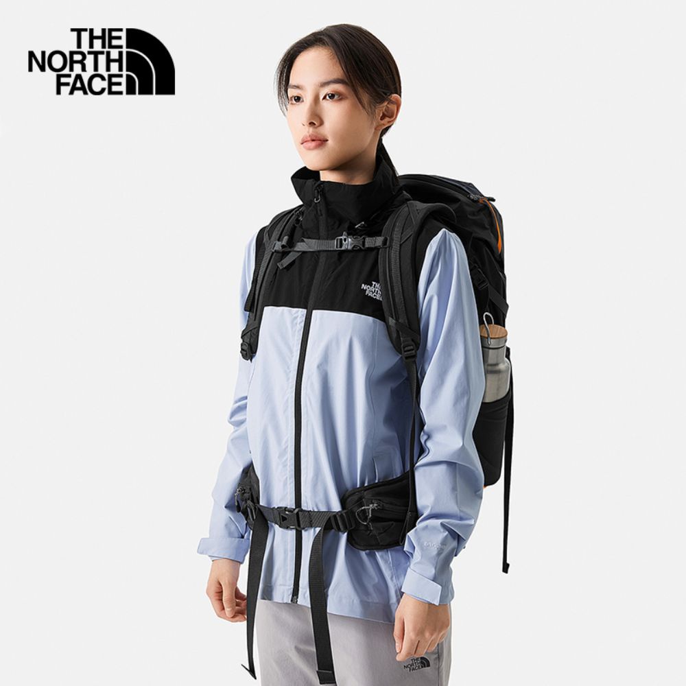 THE NORTH FACE W SANGRO DRYVENT JACKET - DUSTY/BLACK เสื้อผ้ากันน้ำ (ดูตารางไซซ์ ASIA/AP)