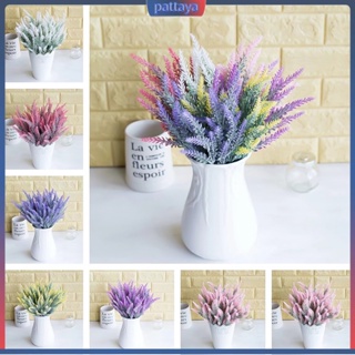 &lt;pattaya&gt; 1Pc Artificial Fake Lavender Flower Plants Wedding Party Home Office Decoration