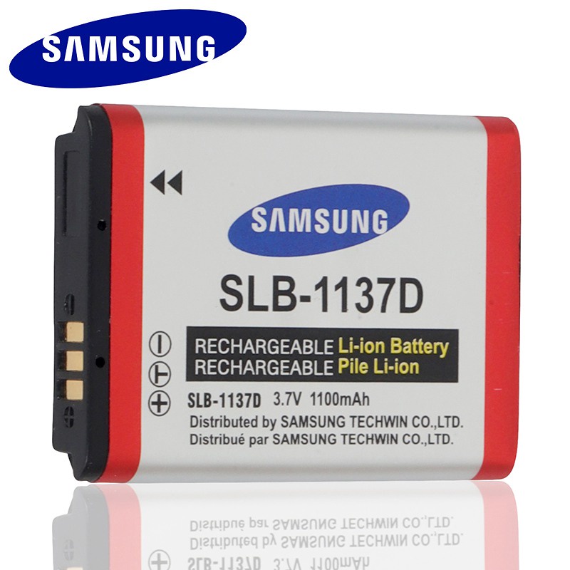 SLB-1137D SLB 1137D SLB1137D แบตเตอรี่กล้องดิจิตอลสำหรับ Samsung L74 I80 NV106 NV40 NV100HD TL34HD H