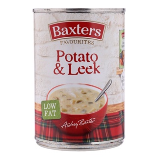 แบ็กซเตอร์ซุปมันฝรั่งผสมต้นกระเทียม 415กรัม  /  Baxters Potato and Leek Soup 415g.