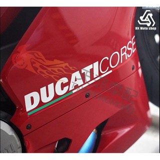 ใหม่ สติกเกอร์ธงชาติอิตาลี ลายดอกไม้ สําหรับติดตกแต่งรถจักรยานยนต์ Ducati 959 848 1199