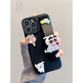 เคสโทรศัพท์มือถือ ลายคาบาตัน สามมิติ พร้อมสายรัดข้อมือ สําหรับ Apple iPhone 14 13 12 11 14