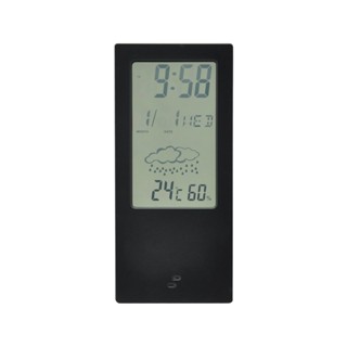 KASSA HOME นาฬิกาปลุกตั้งโต๊ะดิจิทัล WF-Meter รุ่น EE8038WF สีดำ