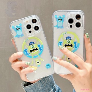 เคสโทรศัพท์มือถือ ลายการ์ตูนมอนสเตอร์ตาโตน่ารัก สําหรับ Apple iPhone 14 13 12 11 14ProMax