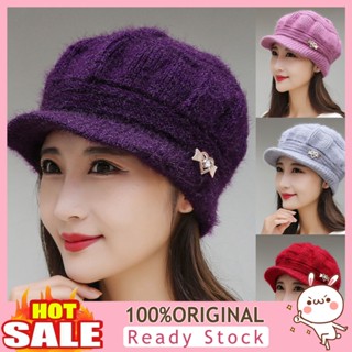 [B_398] Women Hat Solid Color Autumn Winter Lightweight Hat for Outdoor