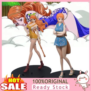 CH อะนิเมะรูปที่สมจริงรูปร่างน่ารัก Miniature Figurine One Piece Nami Action Figure รถ Decor