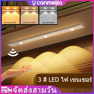 หลอดไฟเซ็นเซอร์ หลอดไฟฉุกเฉิน ไฟกลางคืน ไฟเซ็นเซอร์ โคมไฟ LED ไร้สาย ติดตั้งง่าย หลอดไฟกลางคืน ใช้งานสะดวก USB ไฟเซ็นเซอร์ โคมไฟ LED ไร้สาย เซนเซอร์ตรวจจับ