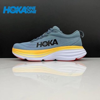 [พร้อมส่ง] Hoka One Bondi8 รองเท้าวิ่งจ๊อกกิ้ง ระบายอากาศ สําหรับผู้ชาย