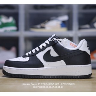 N_ike Air Force 107 "Black/White" Air Force One Classic Low-top Joker รองเท้าลําลอง รองเท้ากีฬา