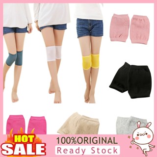 [B_398] All-match Thermal Knee Sleeve Knee Pad Women Plain Leg Warmer Protector