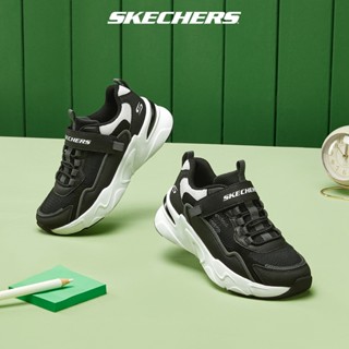 Skechers สเก็ตเชอร์ส รองเท้า เด็กผู้ชาย BOBS Sport Bobs Bamina Shoes - 406117L-BKW