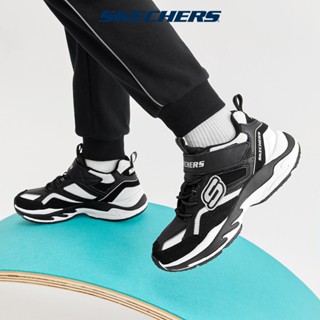 Skechers สเก็ตเชอร์ส รองเท้า เด็กผู้ชาย Durolux Shoes - 403817L-BKW