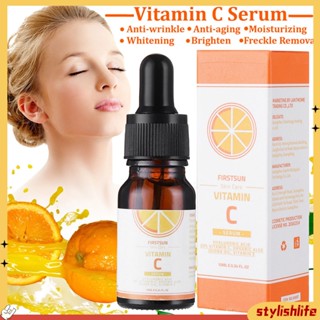 {stylishlife} 10ml Vitamin C Hyaluronic Acid Moisturizing Retinol Facial Anti Aging Serum