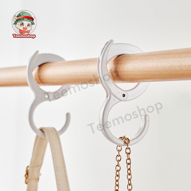 ตะขอตัว S ไม้แขวนเสื้อผ้า ตะขอพลาสติก ที่แขวนของอเนกประสงค์ สําหรับแขวนเสื้อผ้า กุญแจ กระเป๋า เสื้อโค้ท - รูปที่ 3