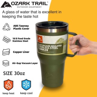 ส่งเร็ว⚡️ Ozark trail 30oz tumbler handle แก้วน้ำสแตนเลสหูจับเก็บอุหภูมิ