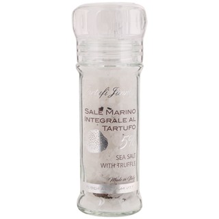 ทาร์ทูฟี่จิมมี่เกลือทะเลผสมเห็ดทรัฟเฟิลขาวพร้อมฝาบด 80กรัม  /  Tartufi Jimmy Sea Salt with White Truffle Grinder 80g.