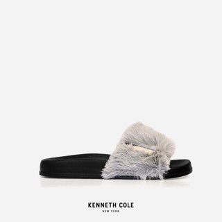 KENNETH COLE รองเท้าแตะผู้หญิง รุ่น KC COZY SLIDE สีเทา ( SAN - RS91017FF-020 )