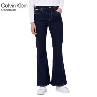 Calvin Klein กางเกงยีนส์ผู้หญิง ทรง High-Rise FLARE รุ่น J218743 1AP - สีน้ำเงิน