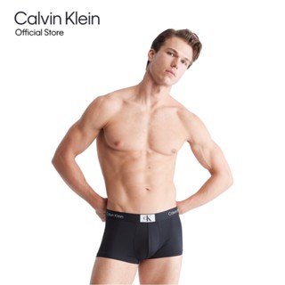 Calvin Klein กางเกงในชาย 1996 Micro ทรง Low Rise Trunk รุ่น NB3406 UB1 - สีดำ