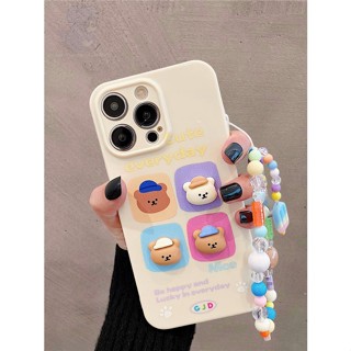 เคสโทรศัพท์มือถือ ลายการ์ตูนหมี สําหรับ Apple iPhone 14 13 12 11 Pro Max 14pro 13 1