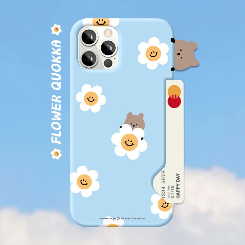 ★★พรีออเดอร์/ของแท้★★ Momocase flower quokka card case