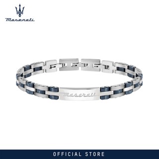 Maserati BR 215mm Steel Mens Bracelet JM220ASR01 (Adjustable)