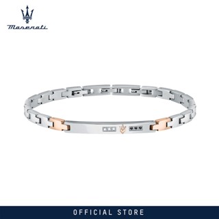 Maserati Diamonds Collection 22cm Mens Bracelet JM521ATY11