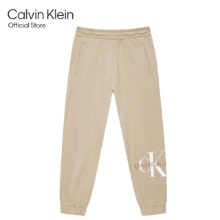 CALVIN KLEIN กางเกงขายาวผู้ชาย ทรง Regular  รุ่น J322750 PF2 - สีเบจ