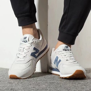 ของแท้ New Balance NB ML574LGI รองเท้าผ้าใบที่ทนต่อการสึกหรอ รองเท้าวิ่งสบายสำหรับผู้ชายและผู้หญิง รองเท้าลำลองระบายอากาศ