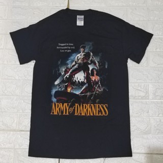 เสื้อยืด หนังสยองขวัญในตำนาน Army of Darkness ป้ายเก่า ลิขสิทธิ์แท้ ปี 2015