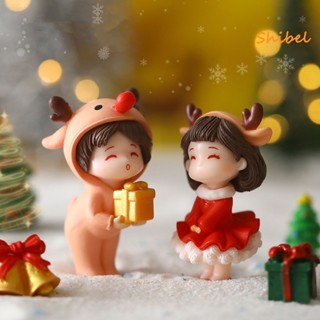 HOT_ เก้าอี้คู่รักการ์ตูนตุ๊กตาเรซิ่น Miniature Fairy โต๊ะเครื่องประดับอุปกรณ์ตุ๊กตา