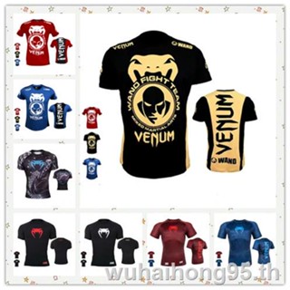 Ufc Muay Thai เสื้อยืดแขนสั้น แบบแห้งเร็ว สําหรับออกกําลังกาย มวยไทย