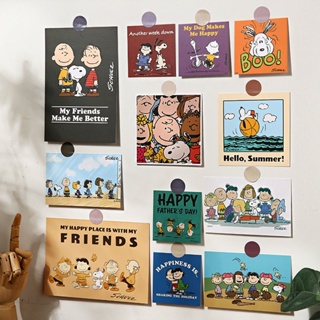 สติกเกอร์ติดผนัง ลาย Charlie Snoopy น่ารัก สําหรับตกแต่งบ้าน หอพัก